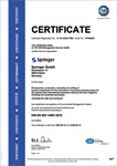 TÜV-Zertifikat ISO 14001-EN