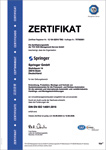 TÜV-Zertifikat ISO 14001-DE