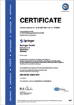 TÜV-Zertifikat ISO 14001-EN